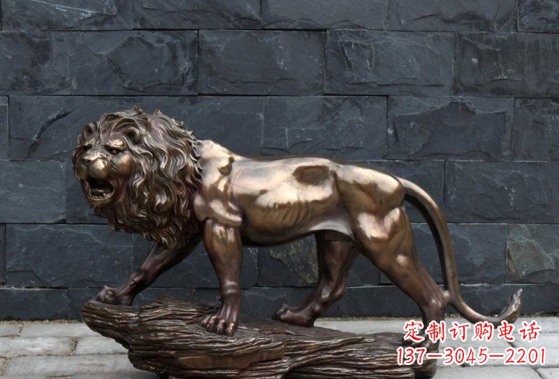 南京高雅雕刻—狮子铜雕塑