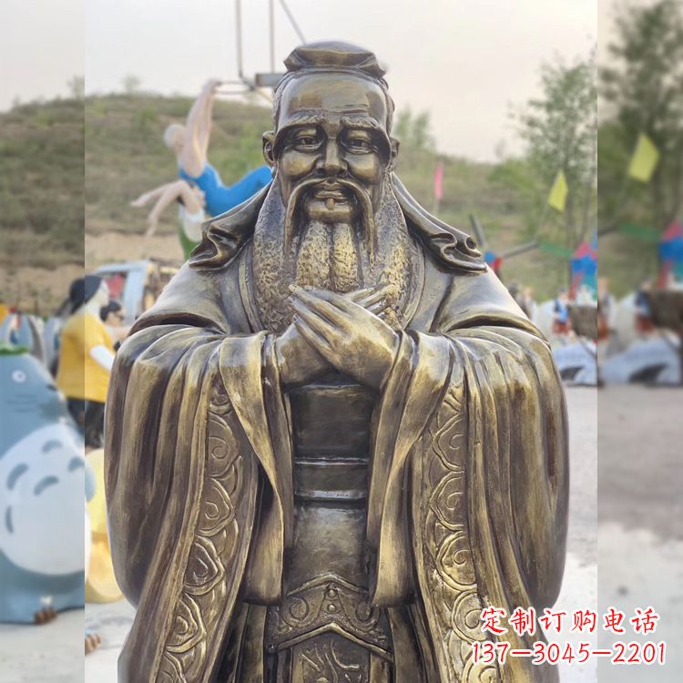 南京中领雕塑贵族——伟大的孔子雕塑