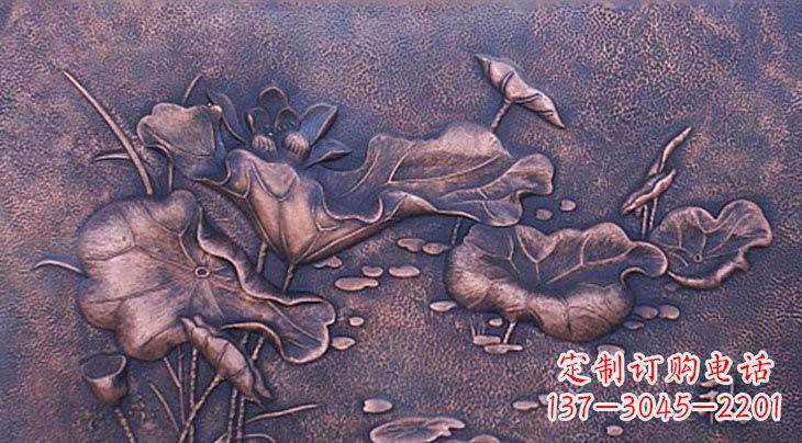 南京锻铜荷花雕塑