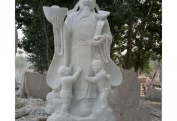 南京大理石财神雕塑——守护家庭繁荣