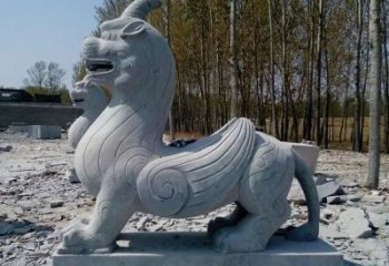 南京独角兽雕塑，神兽石雕带你穿越回古老神话中