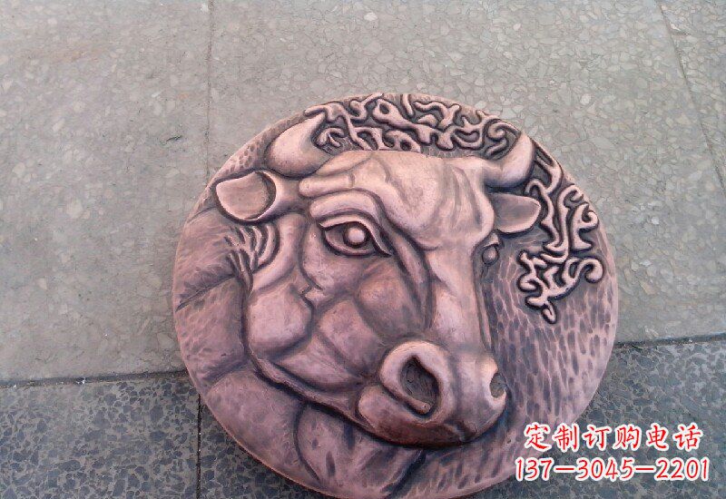 南京锻铜十二生肖兽首雕塑