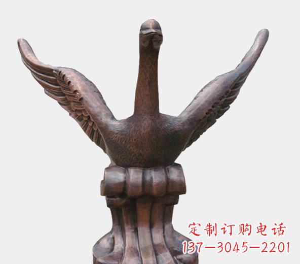 南京锻铜天鹅雕塑