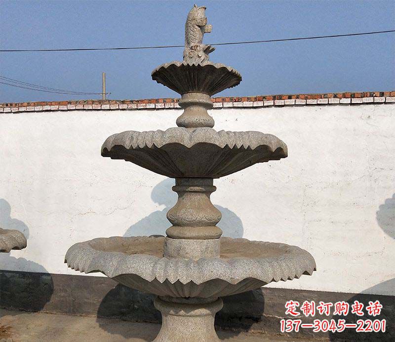 南京多层喷泉石雕