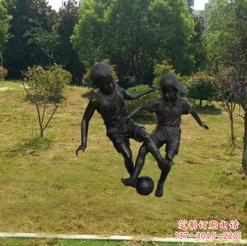 南京中领雕塑出品,精致足球雕塑,带您重温童年欢乐