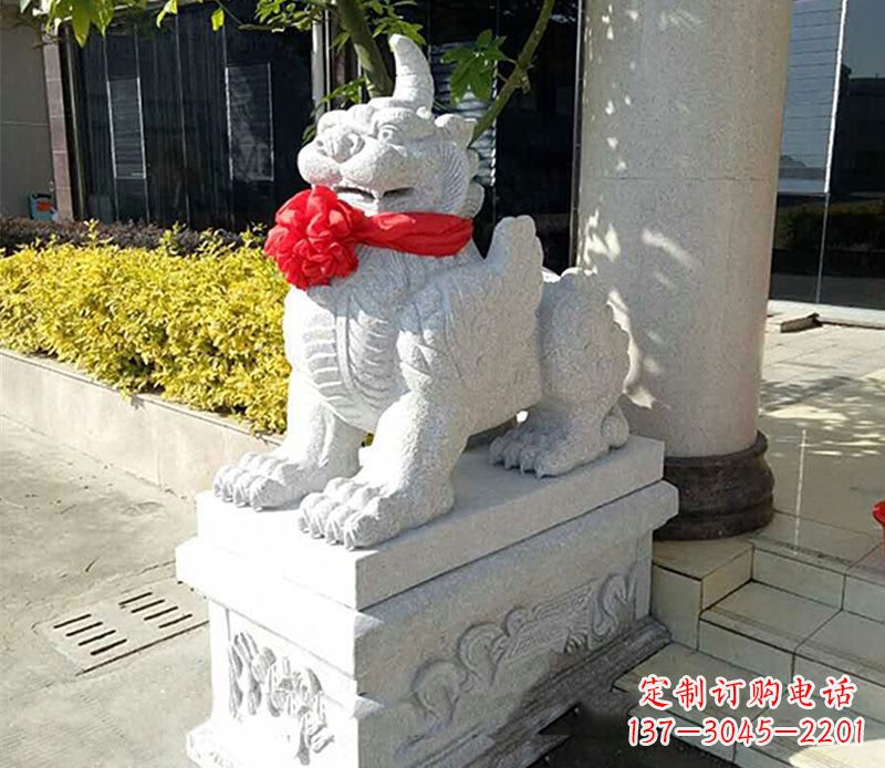 南京优雅的独角兽雕塑