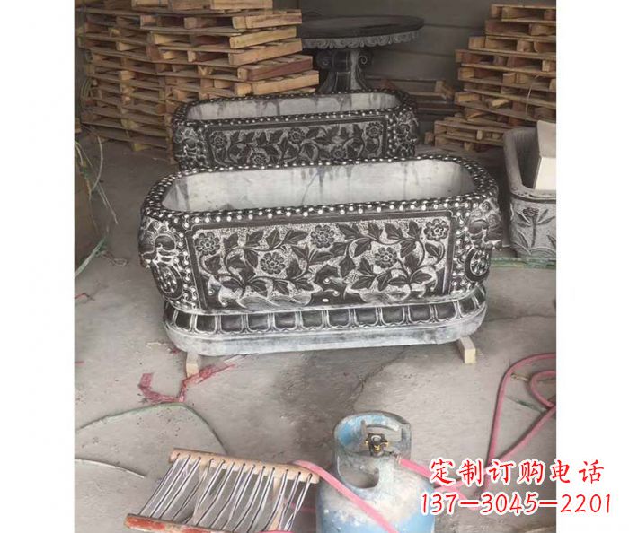 南京仿古石水缸雕塑