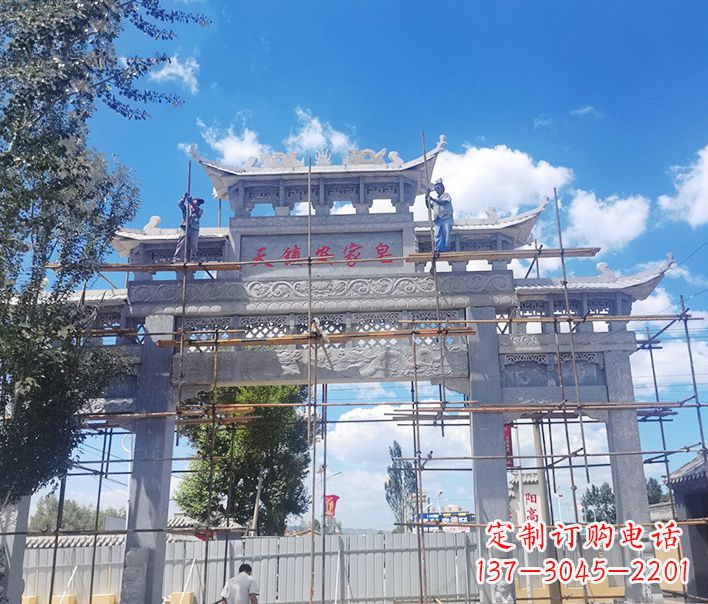 南京牌坊雕塑品质精湛、精致耐看