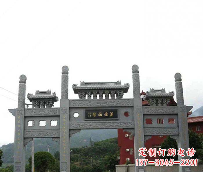 南京牌坊雕塑·精美雕刻·传承古老文化