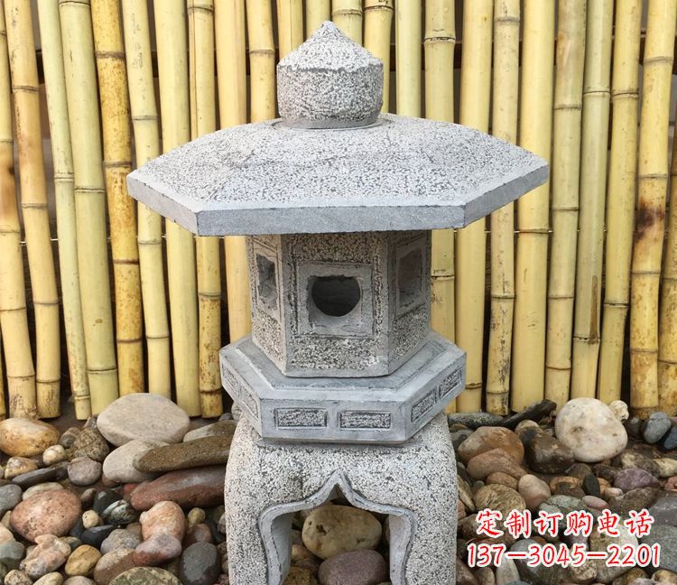 南京仿古公园照明石灯笼石雕 (2)