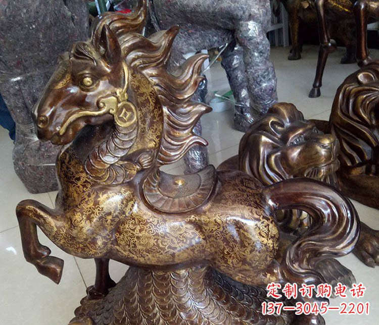 南京仿古雕塑马摆件