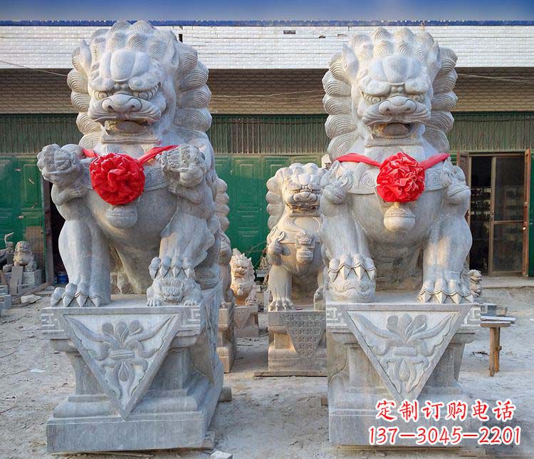 南京传统风格狮子石雕