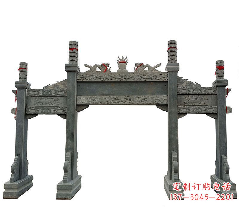 南京传统牌坊大理石雕塑