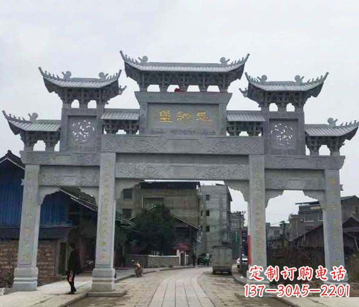 南京精美牌坊石雕