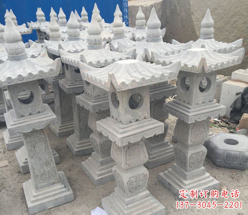 南京仿古石灯园林景观石雕
