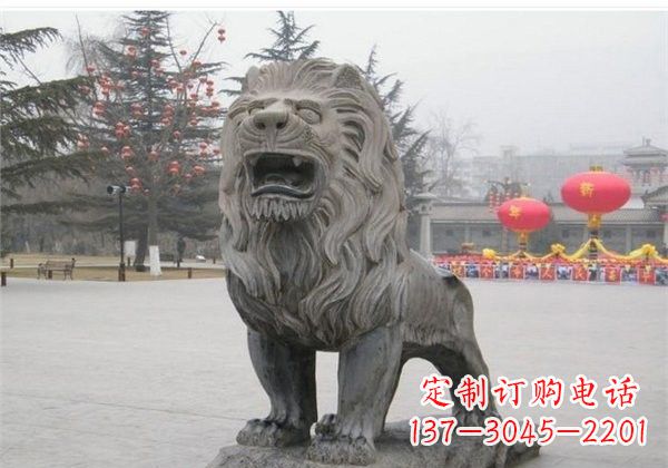 南京仿古西洋狮子石雕