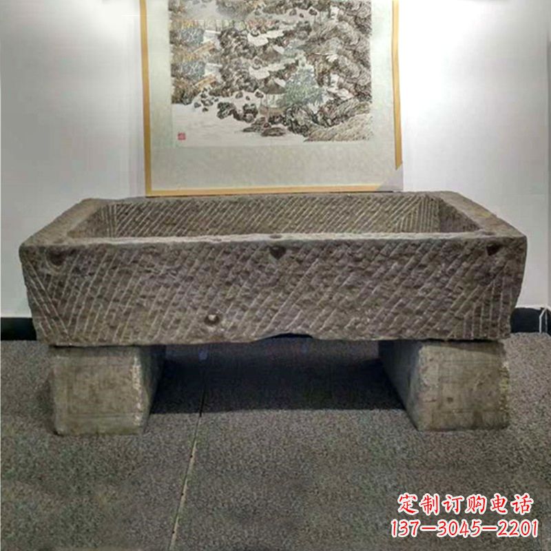 南京仿古做旧石雕石槽