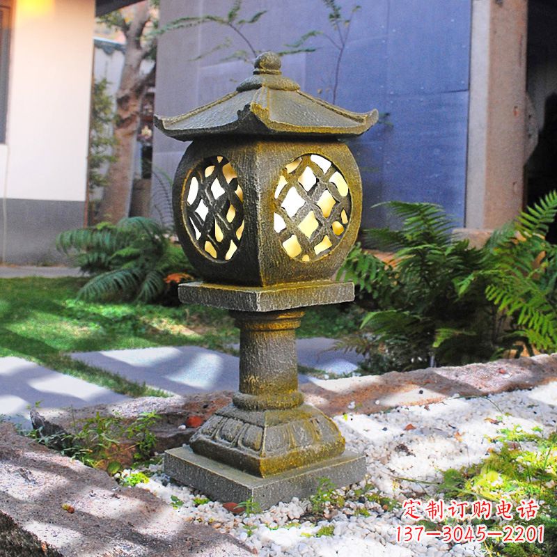 南京仿古庭院石雕灯笼,精美雕刻点亮家园