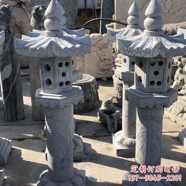 南京仿古做旧中式青石灯笼