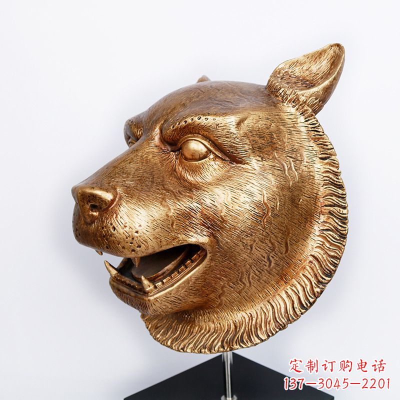 南京玻璃钢雕刻虎头