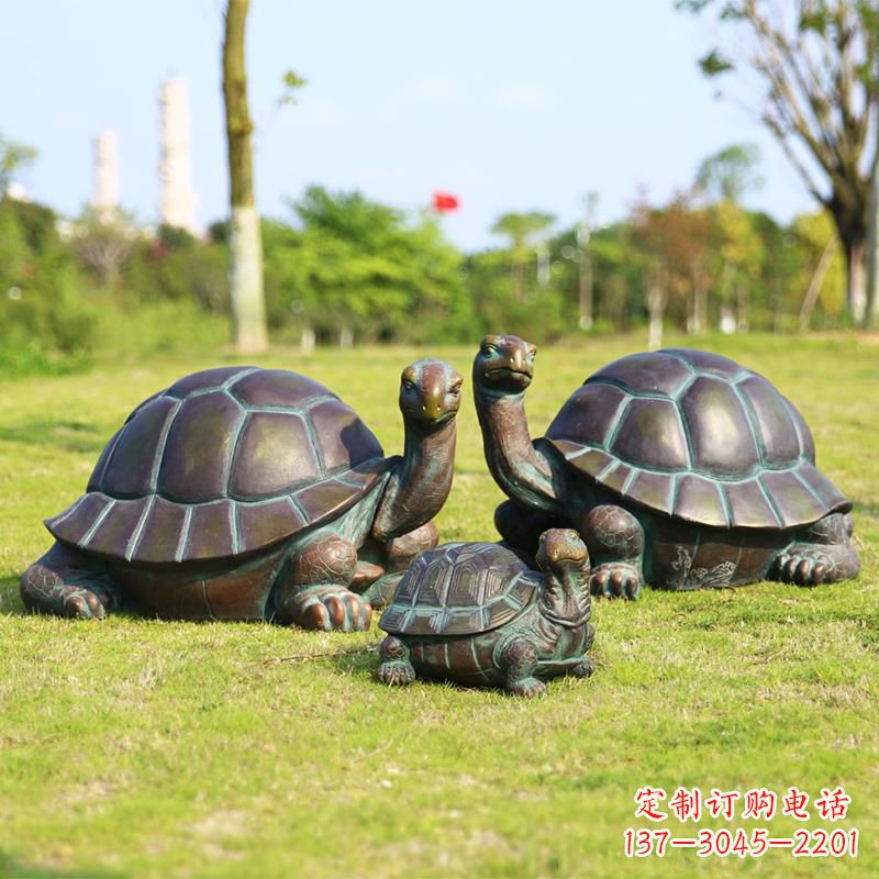 南京仿铜做工精美的乌龟雕塑摆件