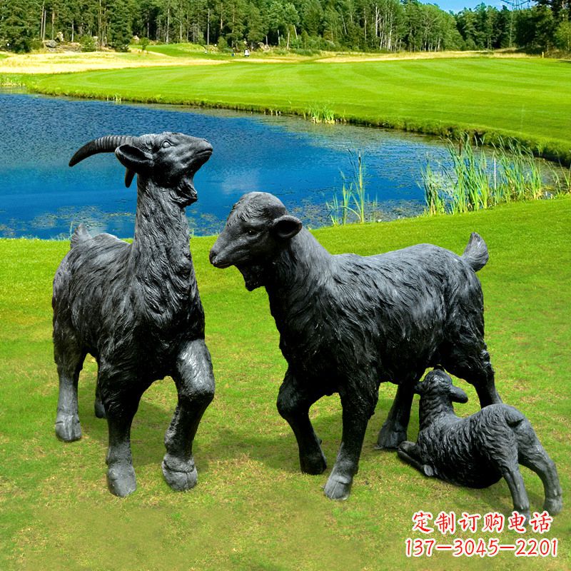 南京 雕刻经典,匠心独具,黑山羊雕塑