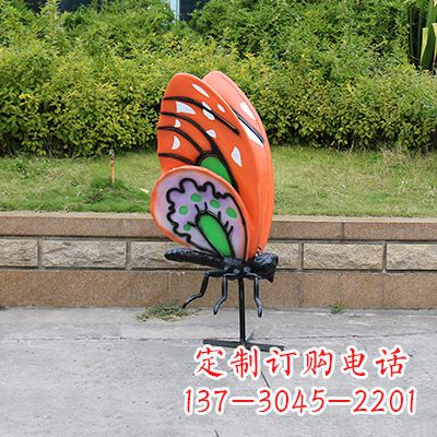 南京仿真蝴蝶_大号蝴蝶红色款116x75x160