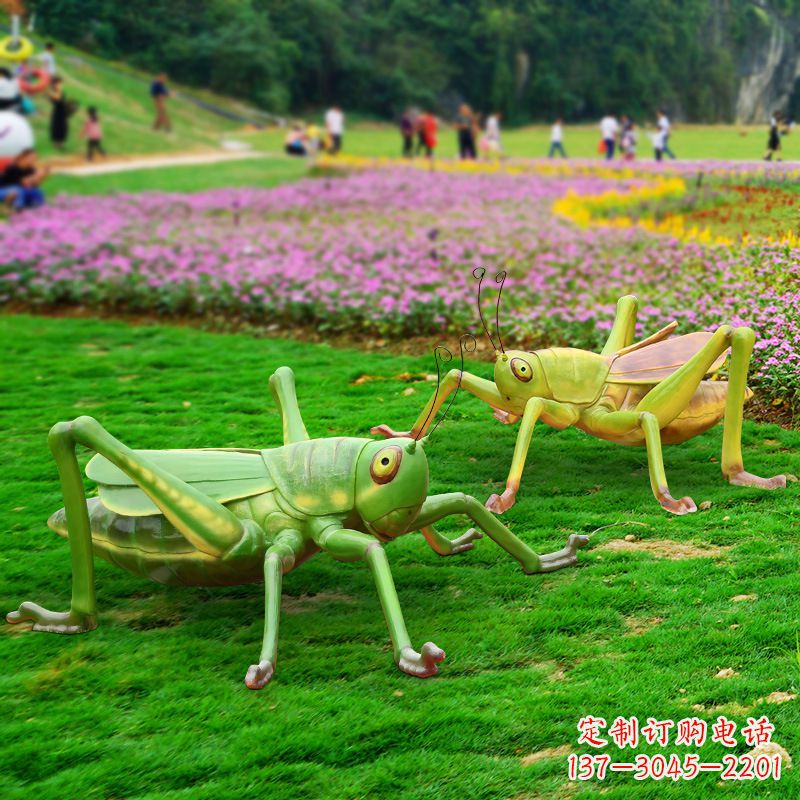 南京精美蝗虫雕塑摆件