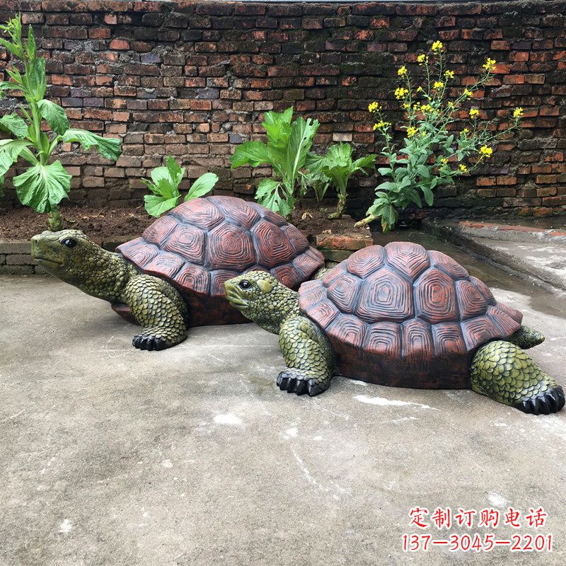 南京精致细腻的乌龟雕塑