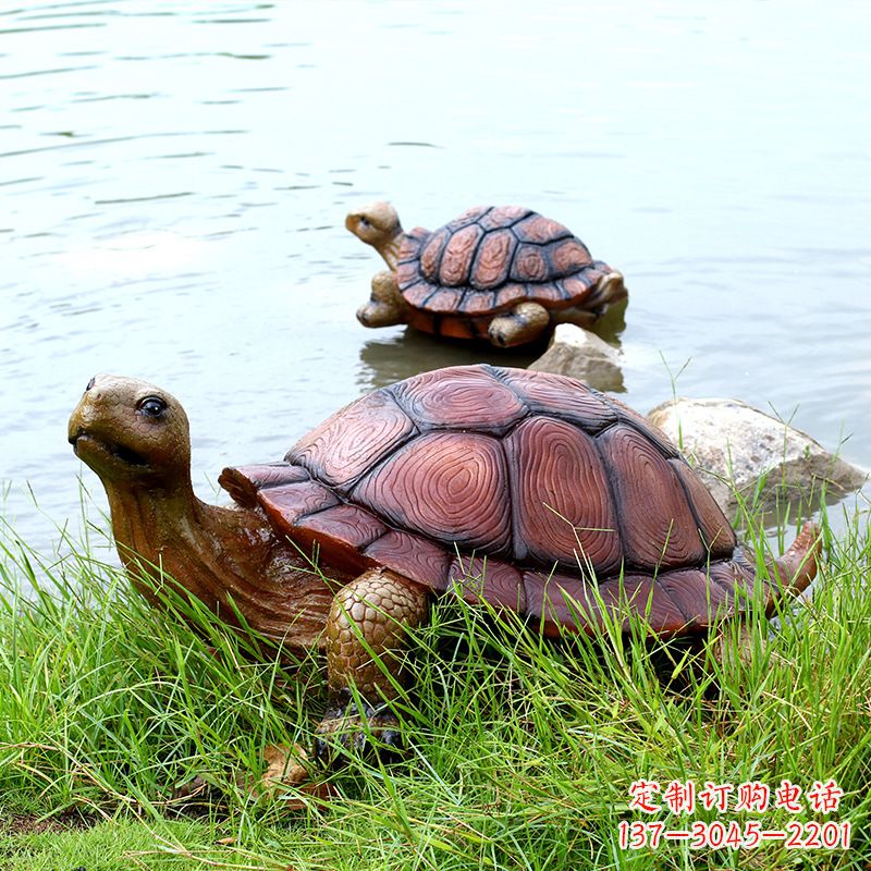 南京精美乌龟雕塑,点亮您的池塘水景
