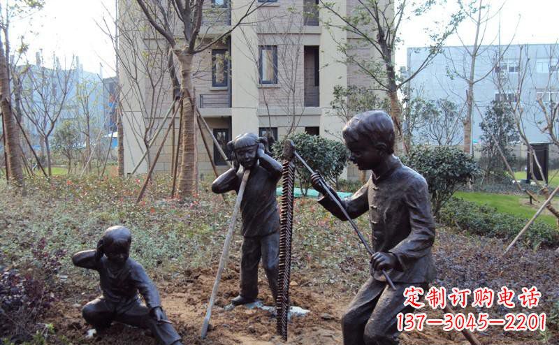 南京中领雕塑 | 为儿童景观带来美好的铜雕塑