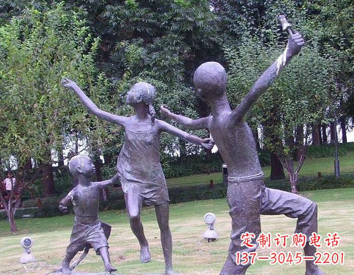 南京可爱儿童雕塑