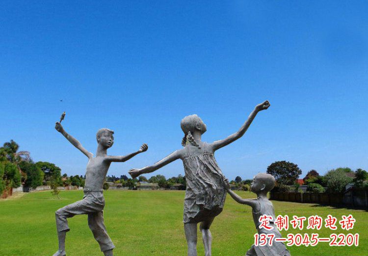 南京精美儿童铜雕