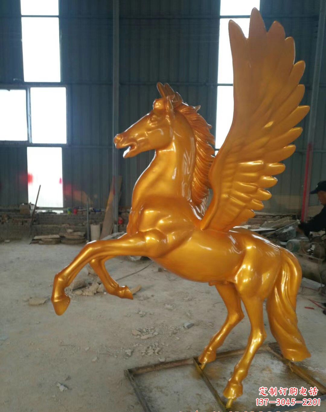 南京飞马铜雕——精美的马雕塑