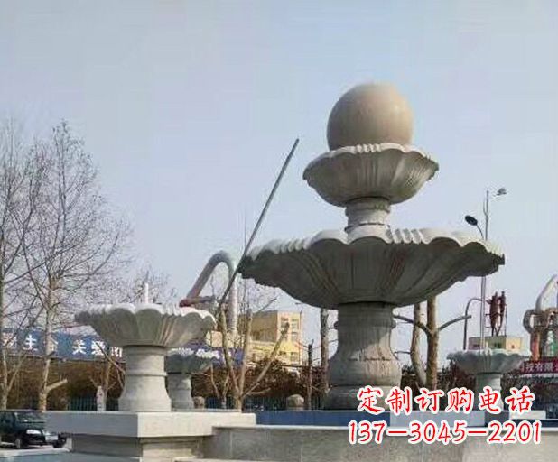 南京风水球大型喷泉石雕