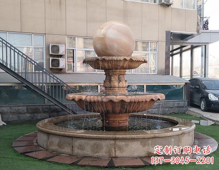 南京风水球喷泉石雕 (2)