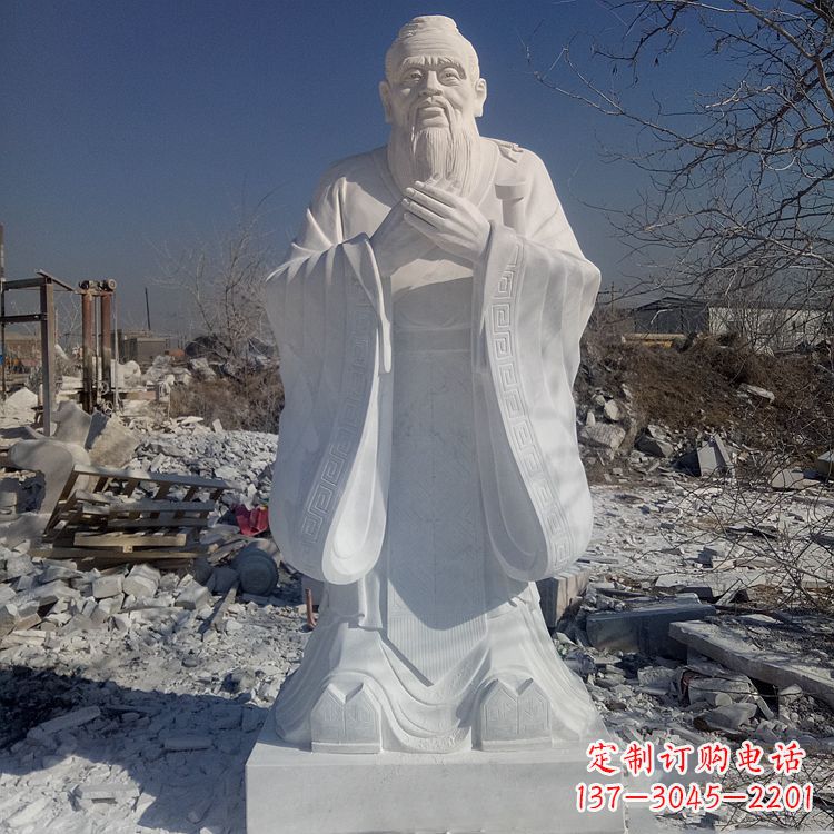 南京夫子庙青铜雕塑孔子雕像