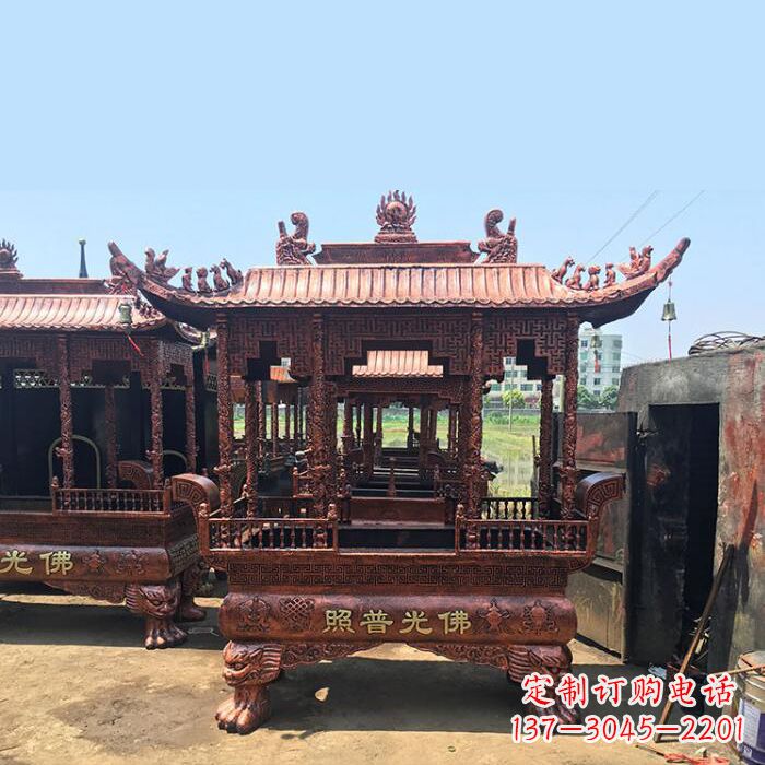 南京精美铜香炉雕塑