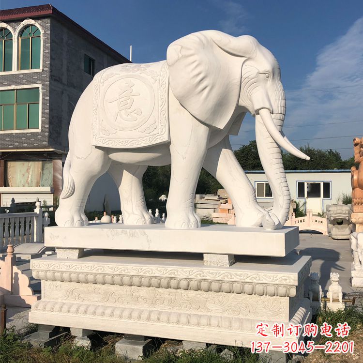 南京佛教石雕大象
