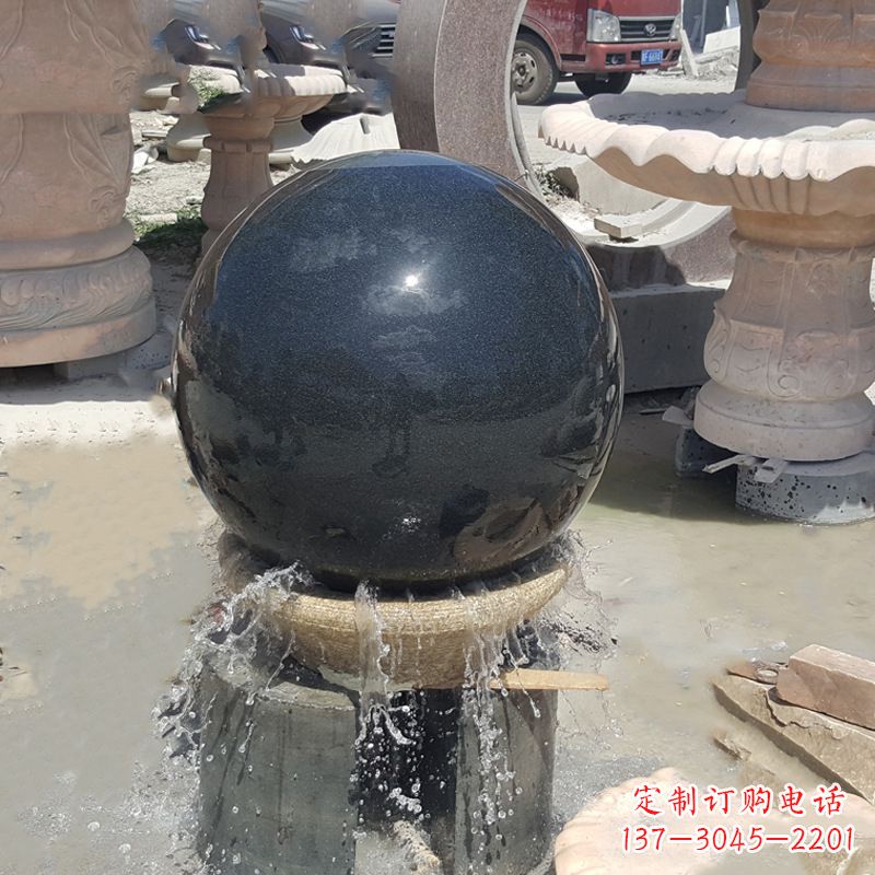 南京福建风水石球雕塑