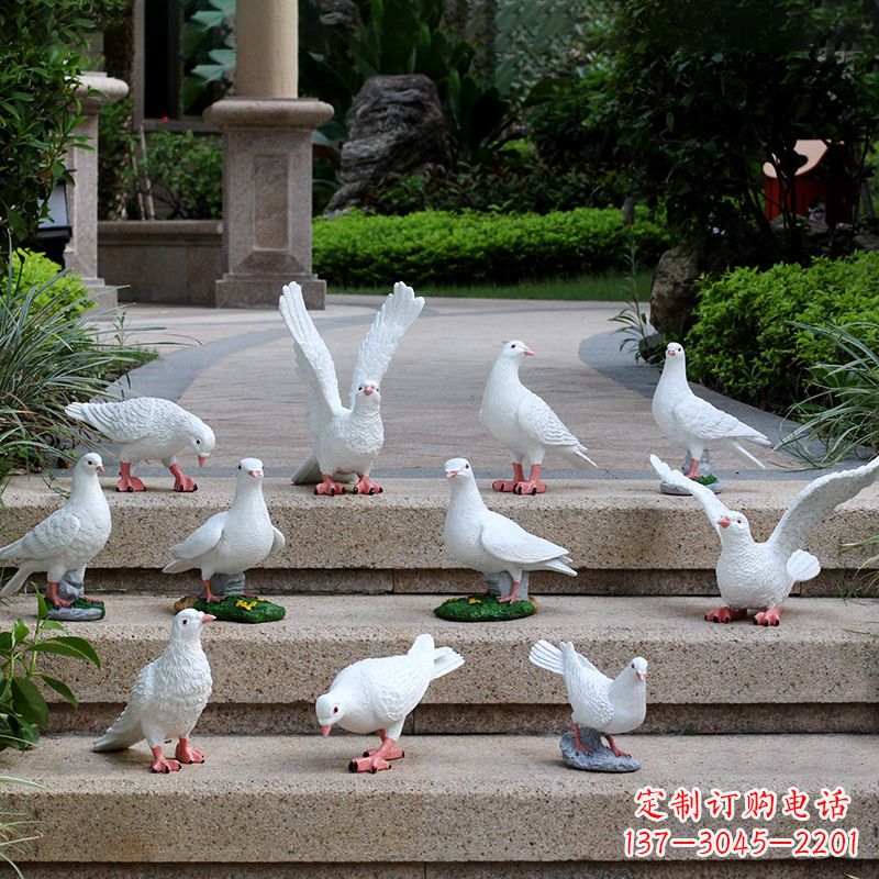 南京鸽子抽象雕塑