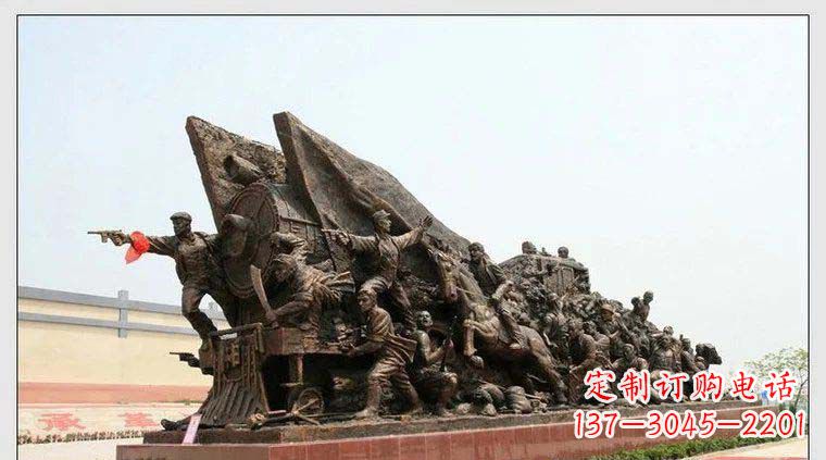 南京纪念革命战士铜雕