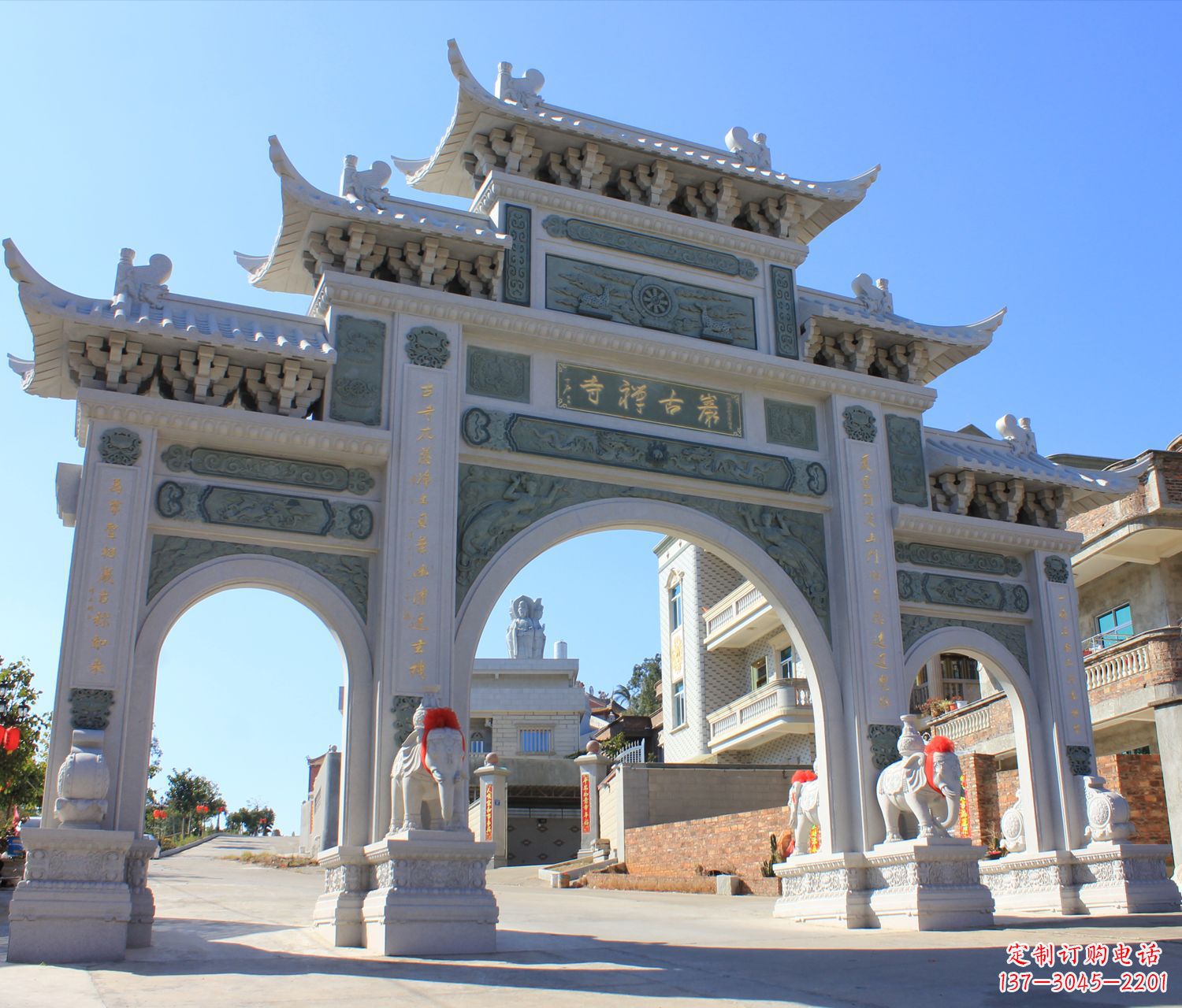 南京个性石雕牌坊楼—唯美精致的装饰品