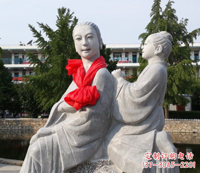 南京爱与温柔——领雕”母亲”石雕景观装饰