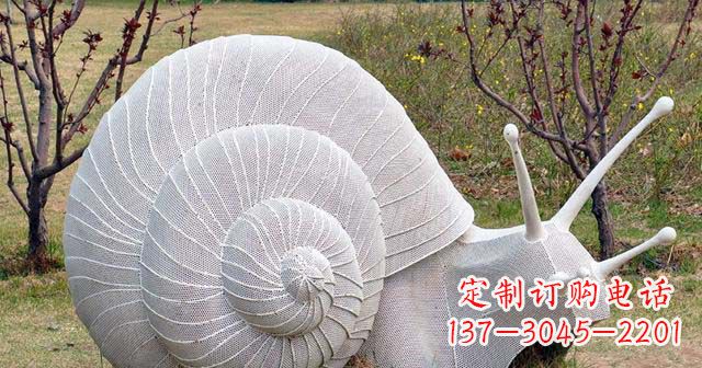 南京抽象不锈钢蜗牛雕塑