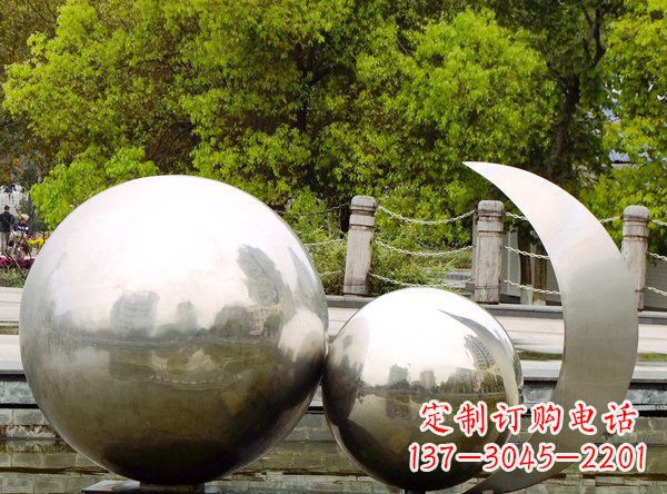 南京别出心裁不锈钢地球雕塑