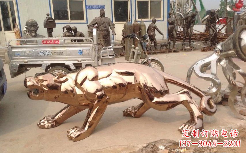 南京中领雕塑出品不锈钢动物雕塑