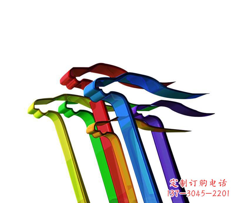 南京欣赏性强的不锈钢飞翔飘带景观雕塑