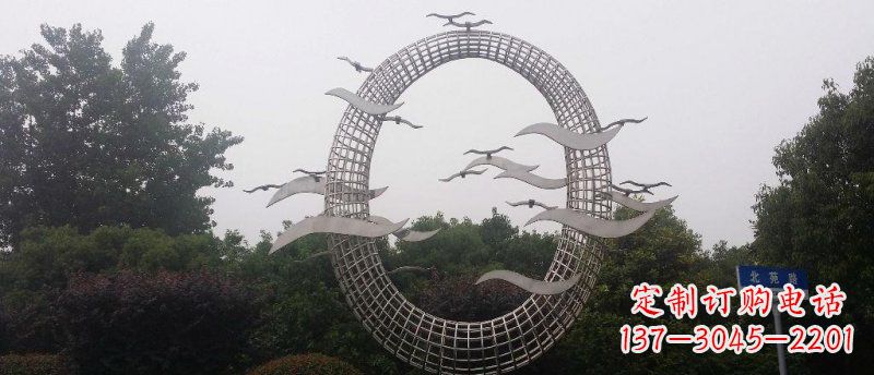 南京抒情海鸥雕塑