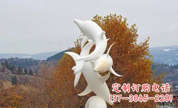 南京山东中领雕塑海豚雕塑让自然之美悠然而生